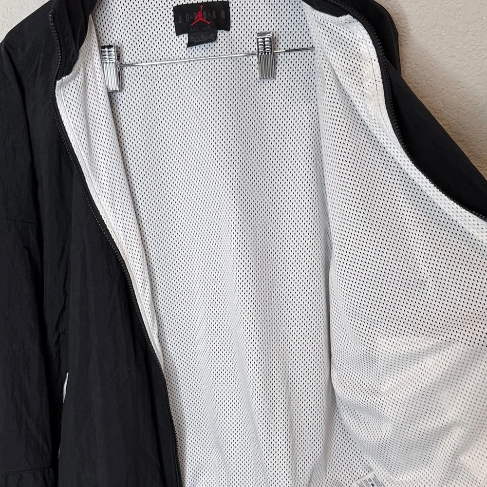 Retro Air Jordan Black Track Jacket XL